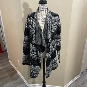 Carol Rose buttonless‎ cardigan size large